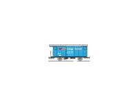 Pirata PI9112 - N - Gedeckte Güterwagen Cargo Domizil, RhB, Ep. IV-V